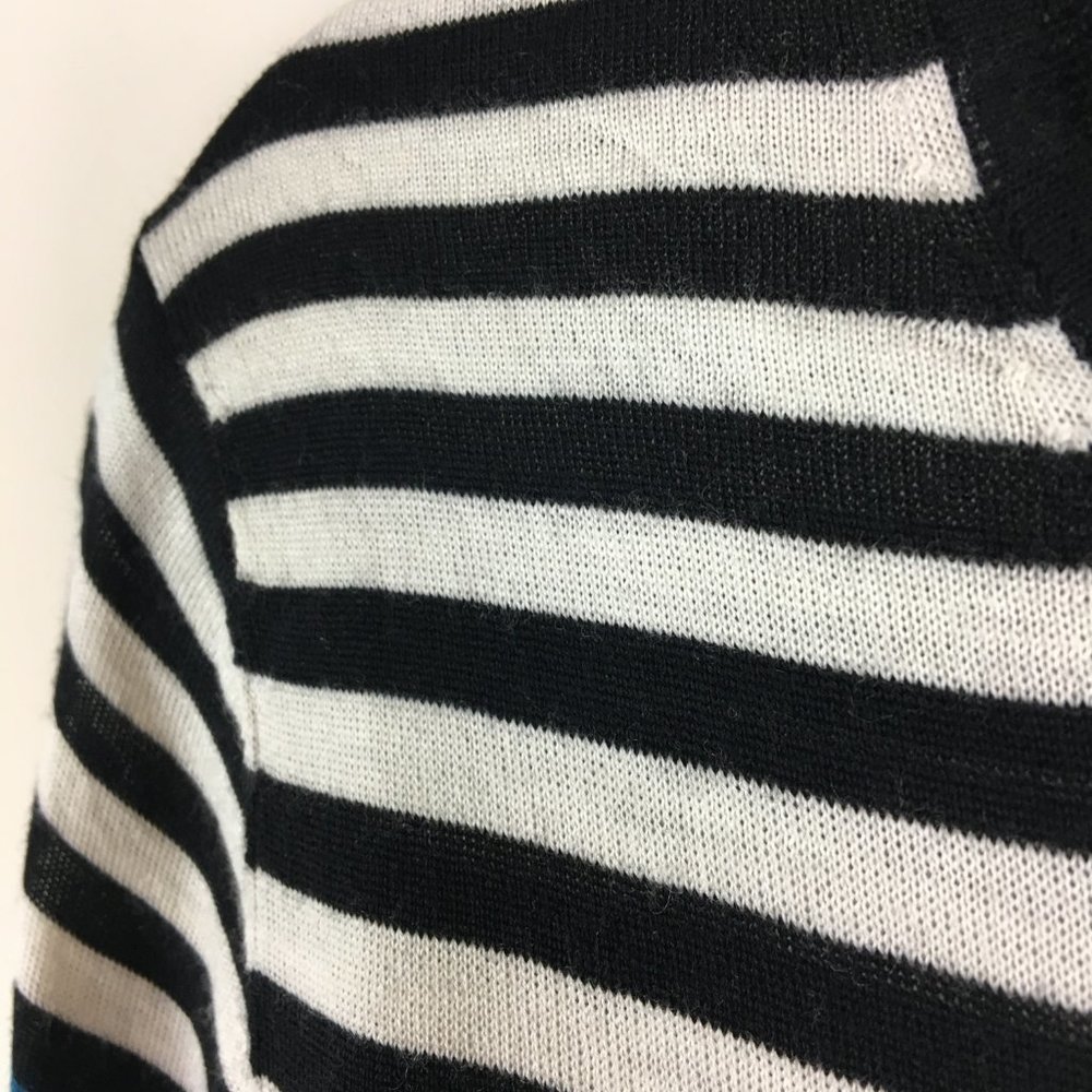 Trina Turk Stripe 100% Merino Wool Colette Sweater - Picture 5 of 8